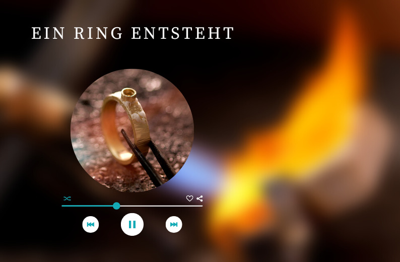 Ein Ring aus Gelbgold entsteht